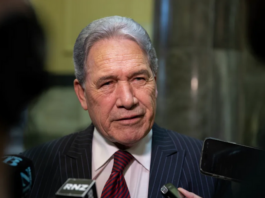 NZ's Foreign Minister Winston Peters