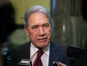 NZ's Foreign Minister Winston Peters