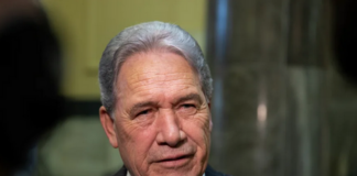 NZ's Foreign Minister Winston Peters