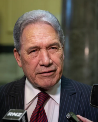 NZ's Foreign Minister Winston Peters