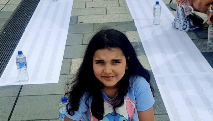 Moral bankruptcy, Israel’s genocide and the betrayal of the Palestinians A young girl keeps vigil besides lists of thousands of names of the more than 47,000 Palestinians killed by Israel in the war on Gaza