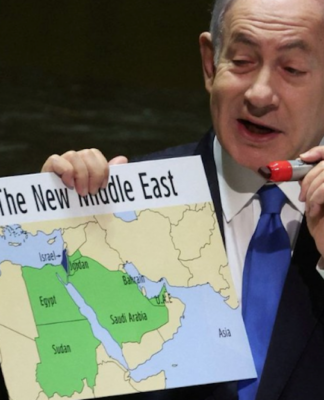 Israel's Benjamin Netanyahu "erased" Palestine