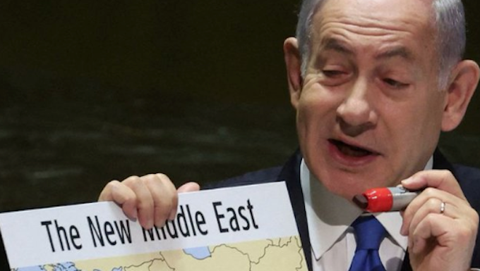 Israel's Benjamin Netanyahu "erased" Palestine
