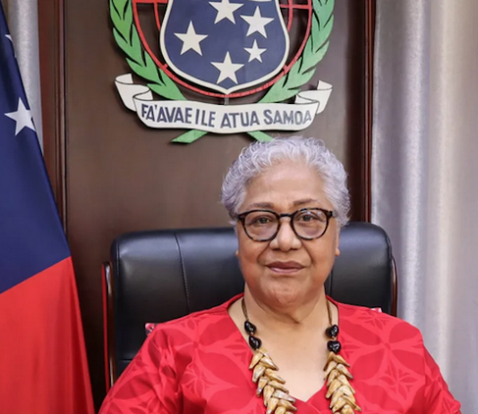 Samoan Prime Minister Fiame Naomi Mata'afa