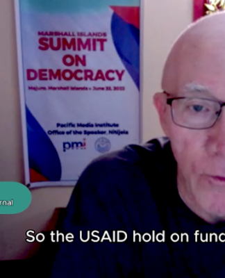 Marshall Islands Journal editor and founder of the Pacific Media Institute Giff Johnson