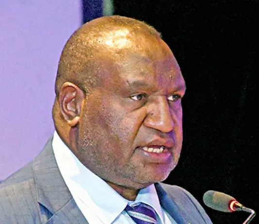 PNG Prime Minister James Marape
