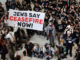 Open letter from local Jewish Voices condemns Zionist ‘colonisation’ project Independent Jewish protesters take part in a rally for a permanent ceasefire and peace in Gaza
