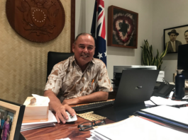 Cook Islands Prime Minister Mark Brown