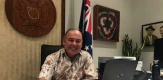 Cook Islands Prime Minister Mark Brown