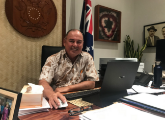 Cook Islands Prime Minister Mark Brown
