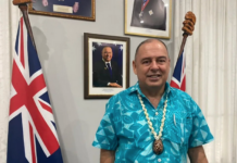 Cook Islands Prime Minister Mark Brown