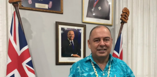 Cook Islands Prime Minister Mark Brown