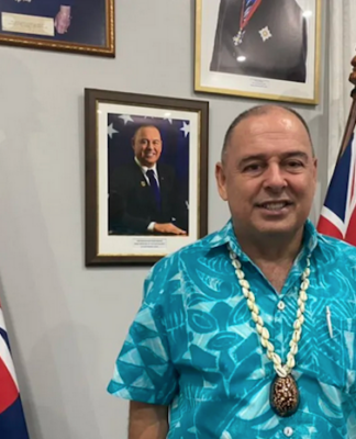 Cook Islands Prime Minister Mark Brown