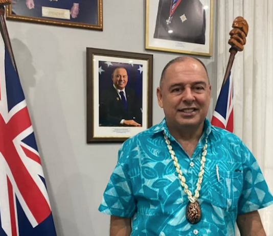 Cook Islands Prime Minister Mark Brown