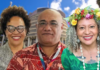 Aotearoa Tongan Response Group's Anahila Kanongata'a (from left), Pakilau Manase Lua and Karlo Mila