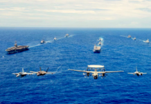 French aircraft Carrier Charles de Gaulle and its Strike Group