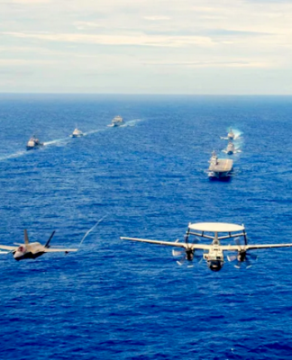 French aircraft Carrier Charles de Gaulle and its Strike Group