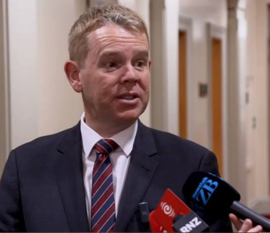 NZ's opposition Labour leader Chris Hipkins