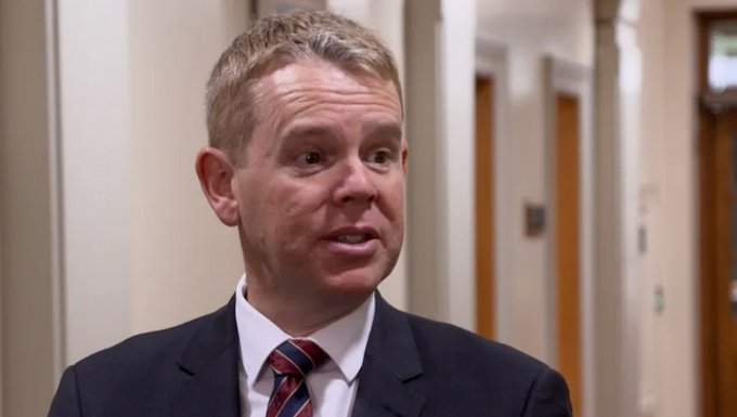 NZ's opposition Labour leader Chris Hipkins