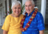 Luamanuvao Winnie Laban and her husband Dr Peter Swain