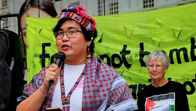 Eugene Velasco of the progressive Filipino feminist NGO Gabriela