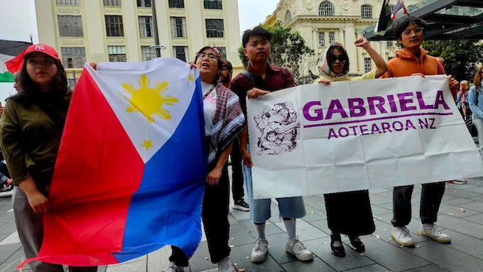 Filipino feminist activists from Gabriela and the International Women's Alliance (IWA) also participated