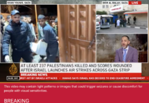 How Al Jazeera today reported the resumption of Israeli air strikes on Gaza