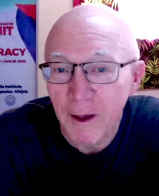 Marshall Islands Journal editor Giff Johnson