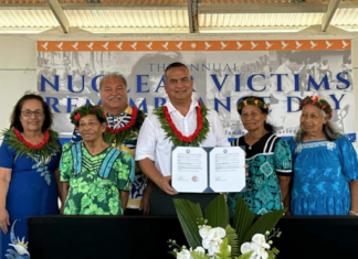 The historic signing of the nuclear-free pact, also known as the Treaty of Rarotonga, took place in Majuro during the observance of the Nuclear Victims Remembrance Day on 3 March 2025