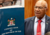 Fiji Prime Minister Sitiveni Rabuka