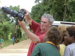 Rocky Roe on Lihir Island, New Ireland, in 2013