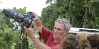 Rocky Roe on Lihir Island, New Ireland, in 2013