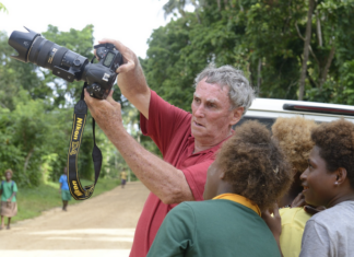 Rocky Roe on Lihir Island, New Ireland, in 2013