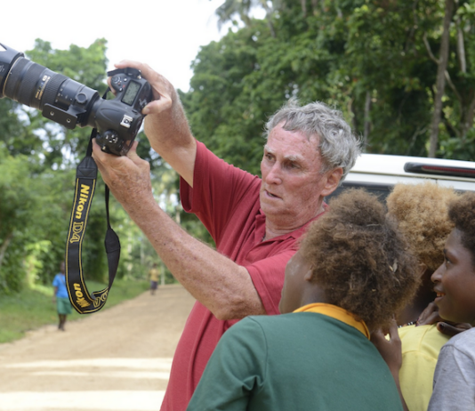 Rocky Roe on Lihir Island, New Ireland, in 2013