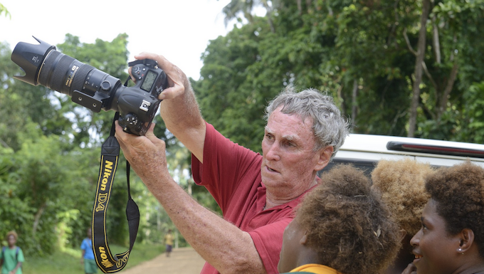 Rocky Roe on Lihir Island, New Ireland, in 2013