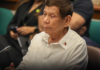 Arrested former President Rodrigo Duterte of the Philippines