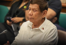 Arrested former President Rodrigo Duterte of the Philippines