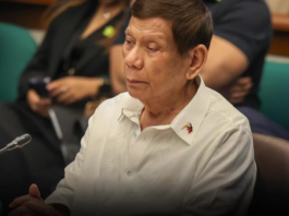 Arrested former President Rodrigo Duterte of the Philippines