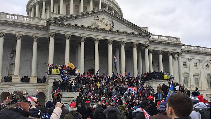 How New Zealand is venturing down the road of political upheaval Trump supporters marching on the US Capitol on 6 January 2021