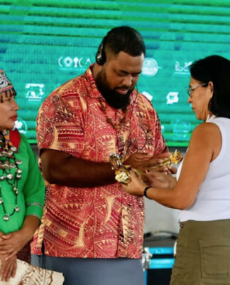 350.org's Fiji community organiser George Nacewa