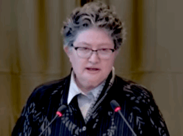 Swedish lawyer and diplomat Elinor Hammarskjold opens by presenting evidence for the United Nations