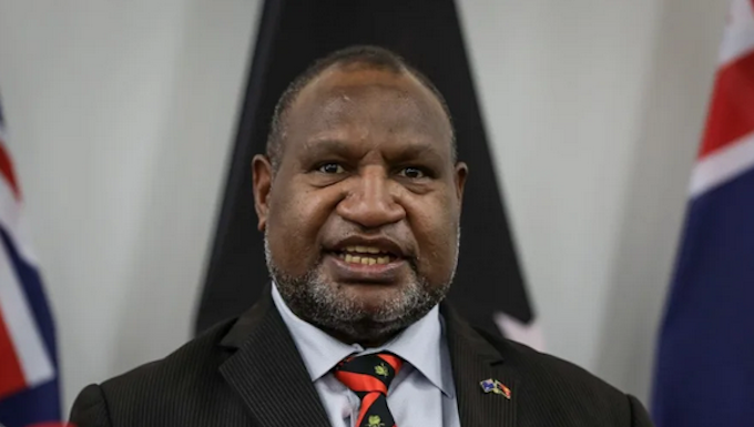 PNG Prime Minister James Marape