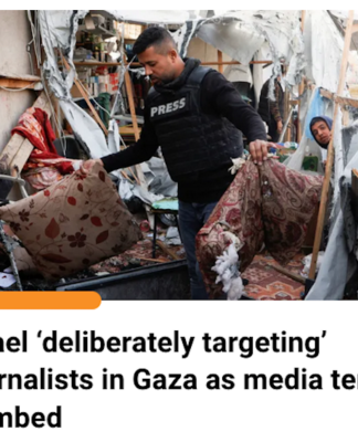 Journalists "targeted" says author as death toll of media workers in Gaza rises to 210