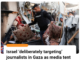 Journalists "targeted" says author as death toll of media workers in Gaza rises to 210