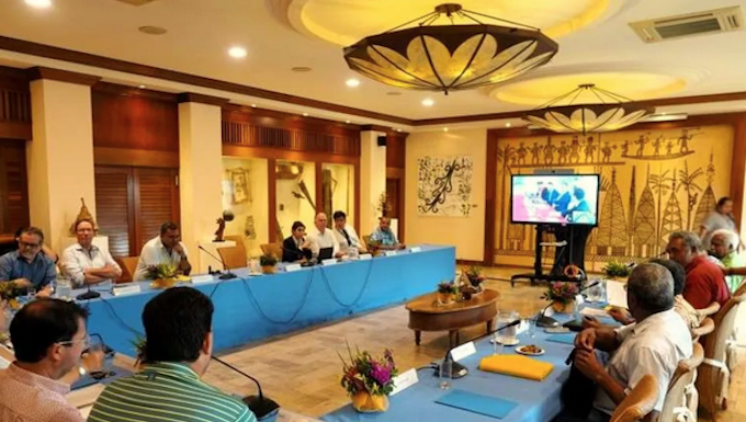 All of New Caledonia’s political parties engaged in a video conference with French Minister for Overseas Manuel Valls