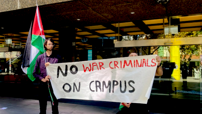 Australian protesters highlight university hypocrisy over the Israeli genocide in Gaza