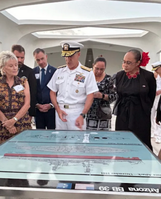 NZ Foreign Minister Winston Peters and his delegation in Hawai'i
