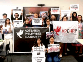 Siome of the participants in the Aotearoa Philippines national assembly in Auckland yesterday