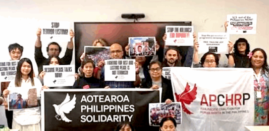 Siome of the participants in the Aotearoa Philippines national assembly in Auckland yesterday