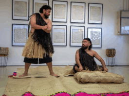Cousins Kapieri Samisoni and Tristan Petueli embrace their Rotuman culture through dance